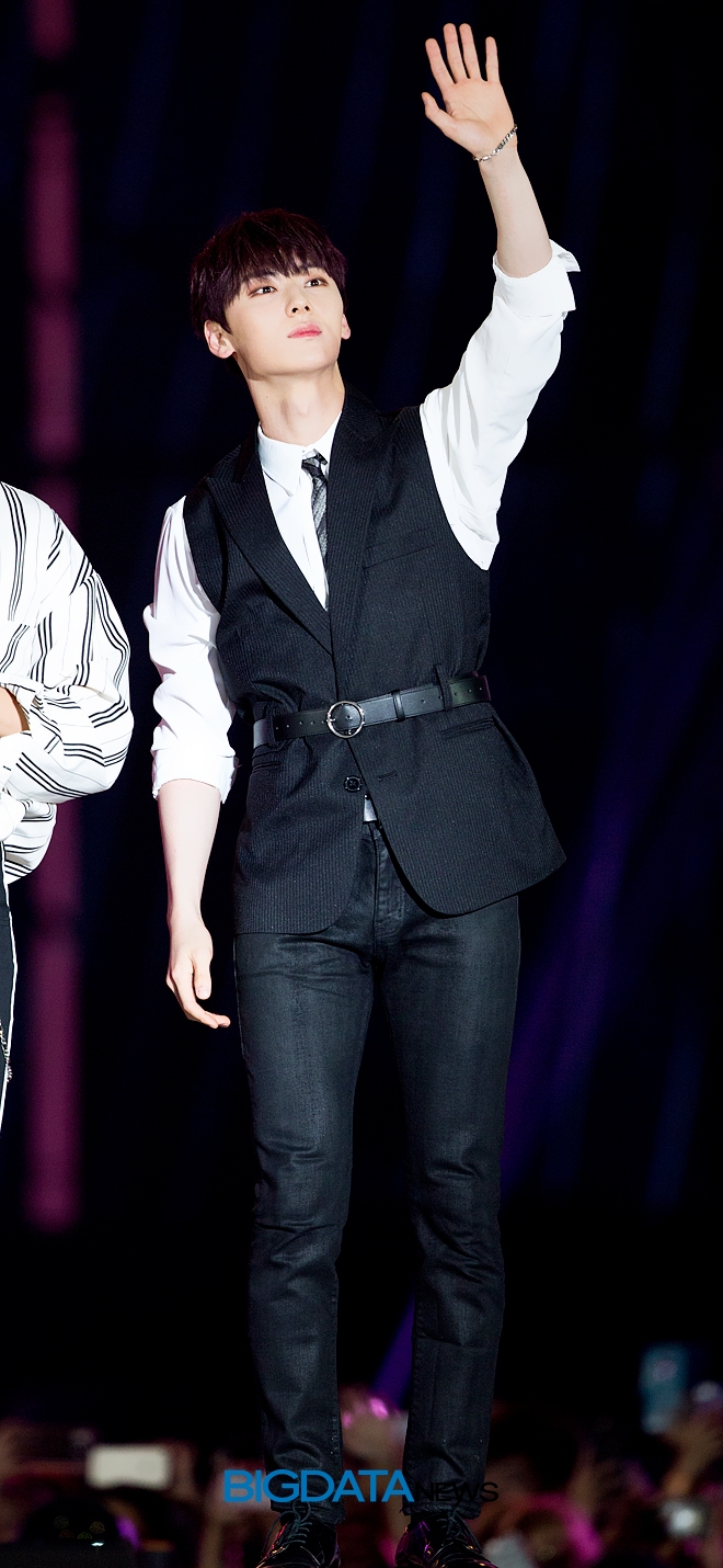 워너원 황민현, '2018 코리아 뮤직 페스티벌' 현장