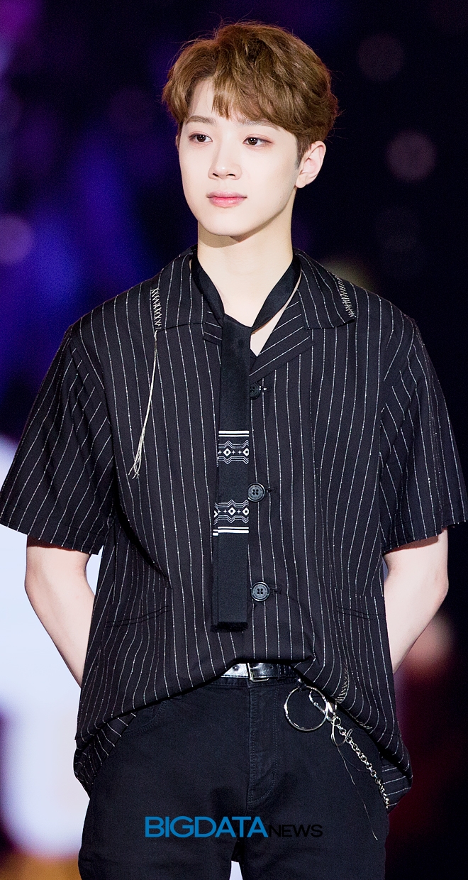 워너원 라이관린, '2018 코리아 뮤직 페스티벌' 현장