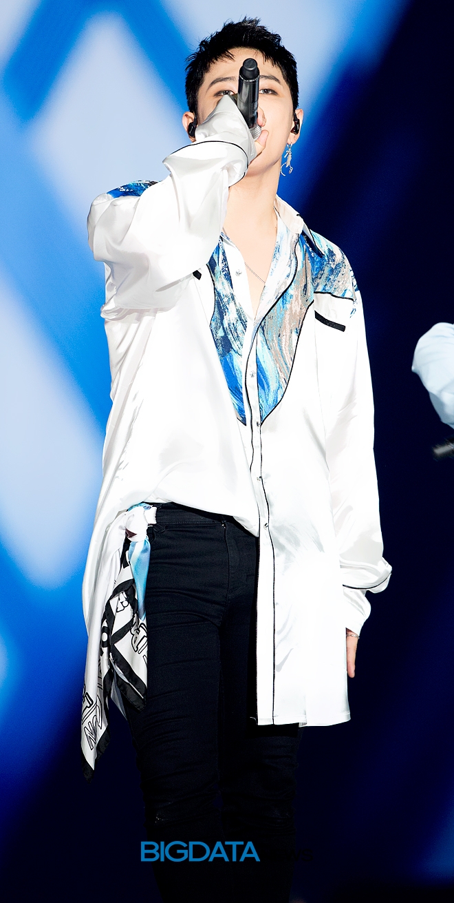 아이콘 김동혁, '2018 코리아 뮤직 페스티벌' 현장