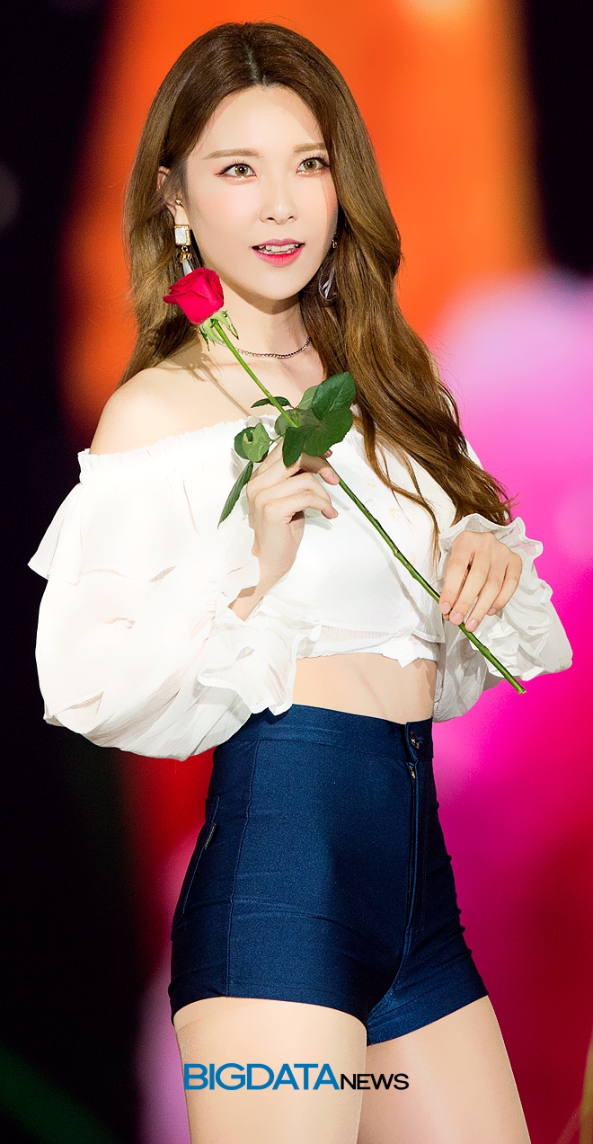 나인뮤지스 혜미, '2018 코리아 뮤직 페스티벌' 현장