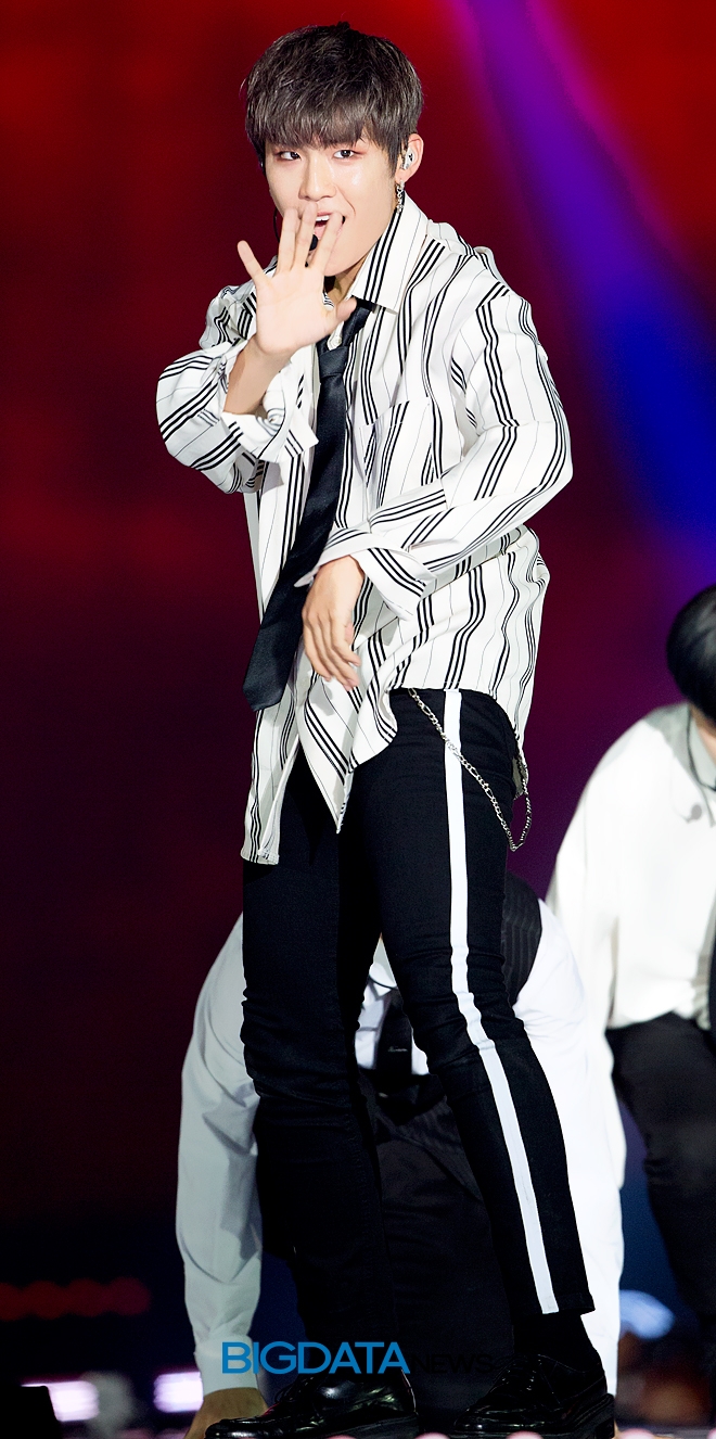 워너원 박우진, '2018 코리아 뮤직 페스티벌' 현장