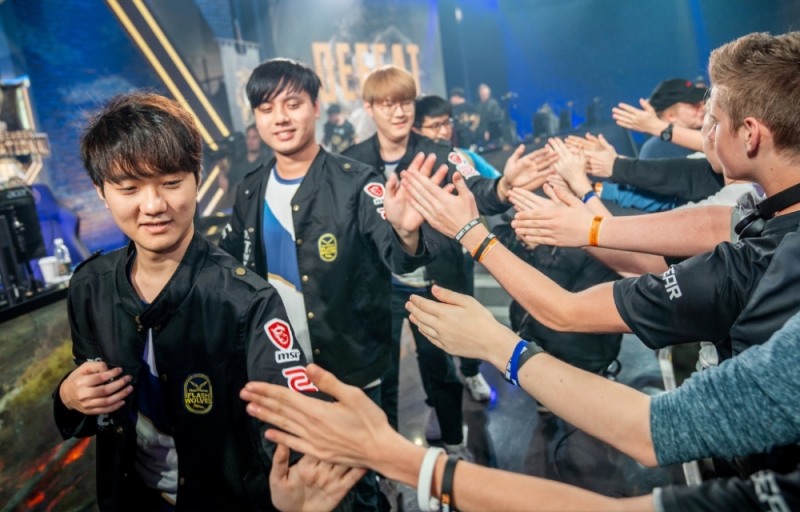 미드 시즌 인비테이셔널 2018에 출전했던 플래시 울브즈(사진=라이엇게임즈 제공).