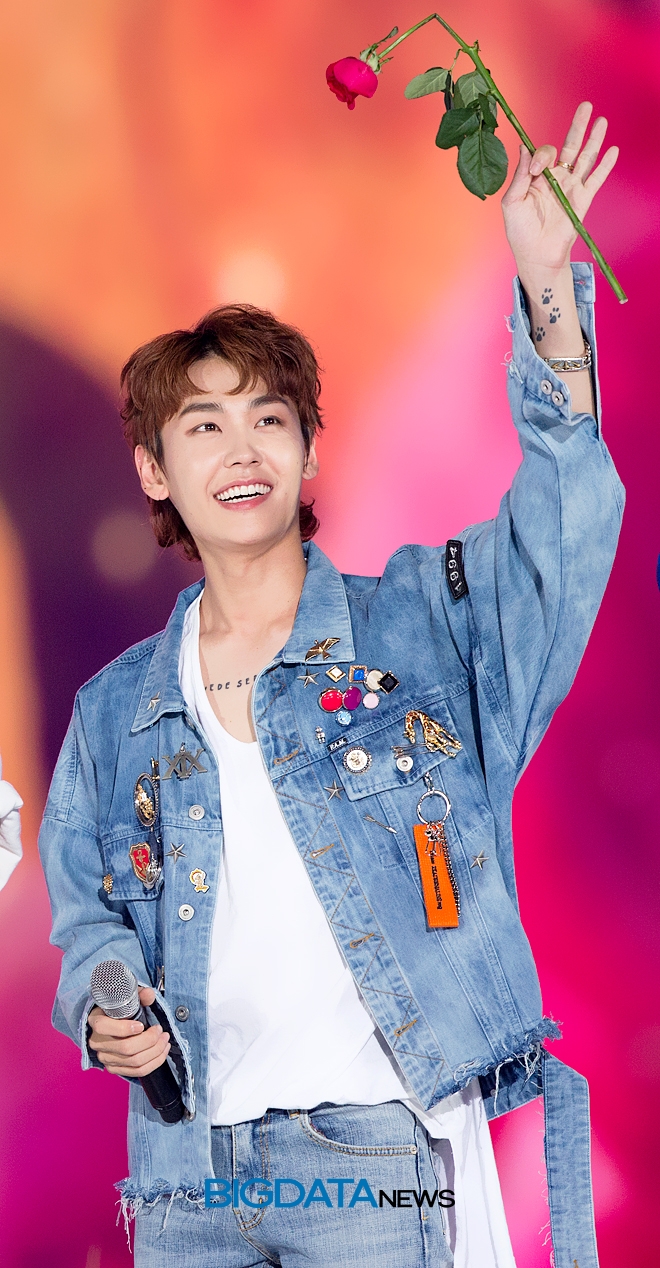 비투비 정일훈, '2018 코리아 뮤직 페스티벌' 현장