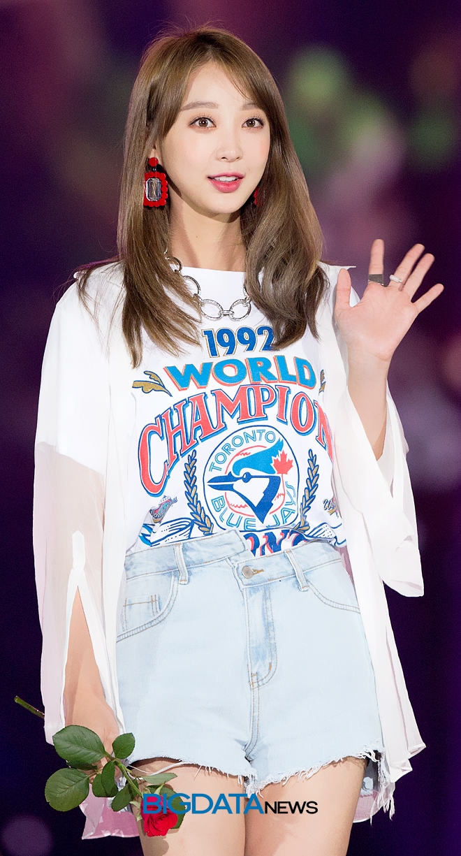 EXID 혜린, '2018 코리아 뮤직 페스티벌' 현장