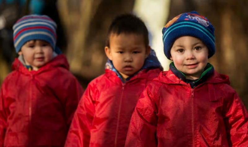 Children from Castlemilk, Glasgow, on an outdoor adventure. Photograph: Malcolm Cochrane Photography/Glasgow council
