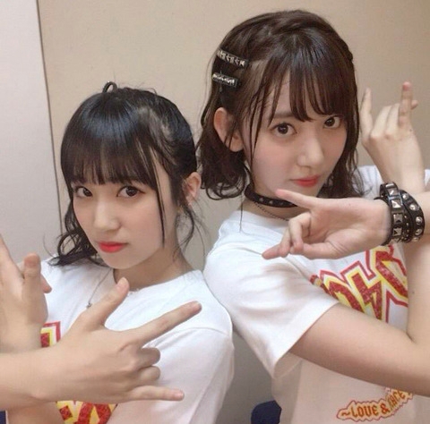 HKT48 야부키 나코-미야와키 사쿠라