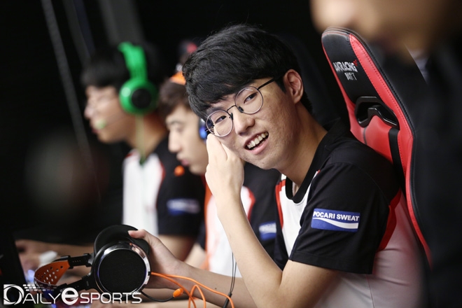 kt 롤스터의 미드 라이너 '유칼' 손우현.