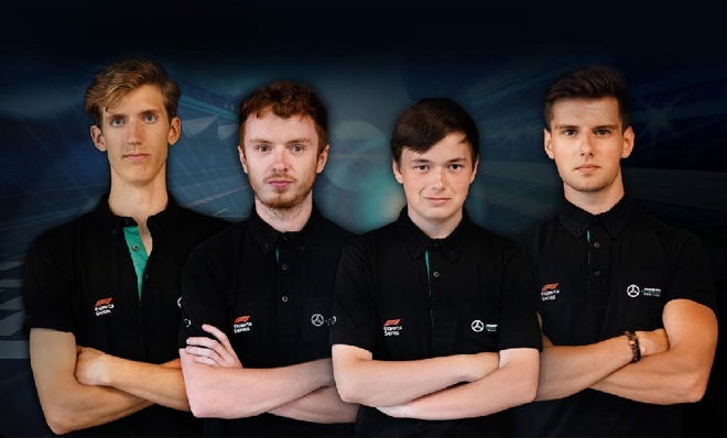메르세데스 F1 e스포츠 팀.(사진=F1 e스포츠 시리즈 공식 홈페이지 발췌)