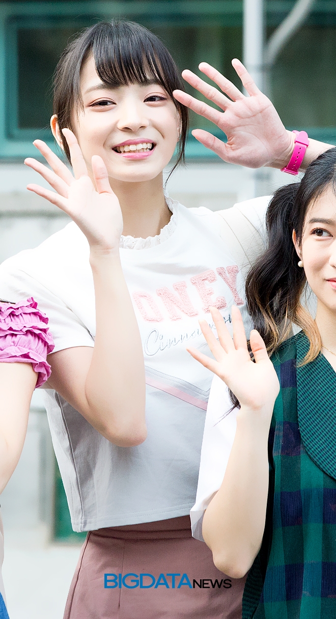 AKB48 고토 모에, '프로듀스48'의 콘셉트 평가 출근길 현장