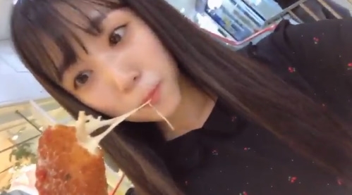 HKT48 야부키 나코 SNS 캡쳐