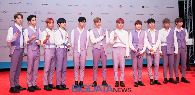 워너원, 'KCON 2018 LA' 레드카펫 현장