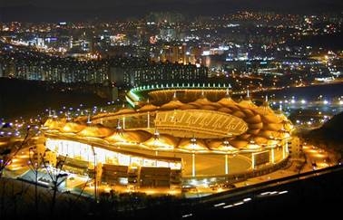 롤드컵 2018 결승전이 열리는 인천 문학 주경기장.