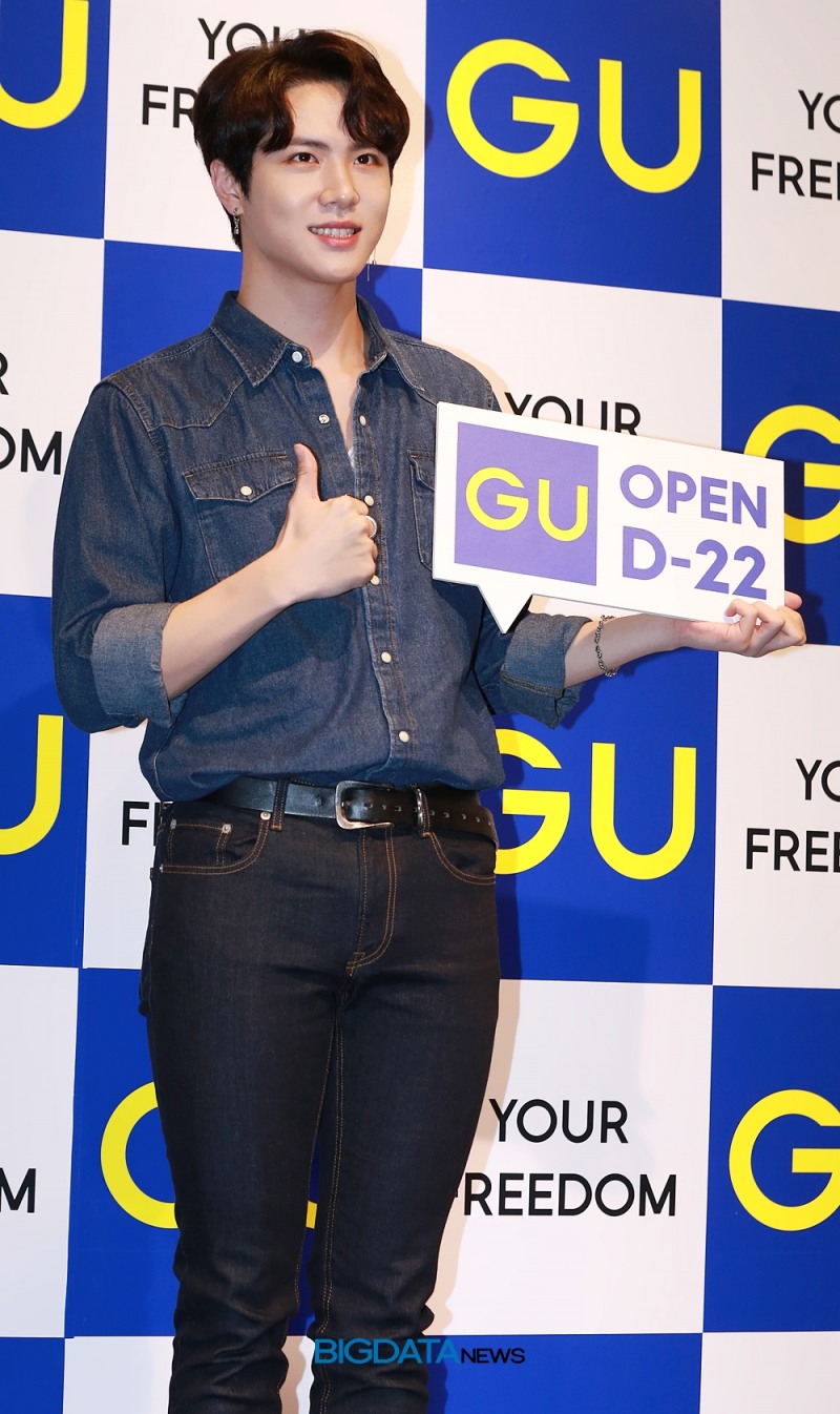 김동한, 'GU 팝업 이벤트 오픈 파티' 포토월 행사 현장