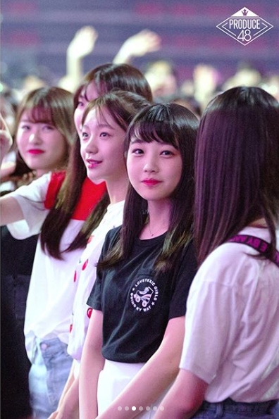 '프로듀스48'의 일본 연습생 사토 미나미