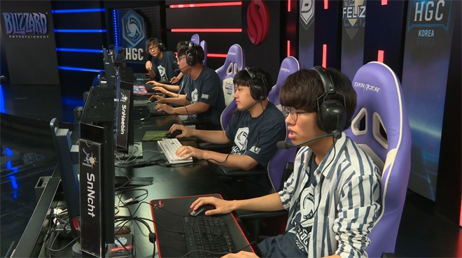 글럭을 3대0으로 완파한 슈퍼노바.(사진=HGC 중계 캡처)