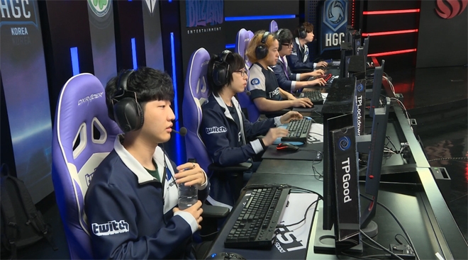 슈퍼노바를 3대0으로 잡은 템페스트.(사진=HGC 중계 캡처)