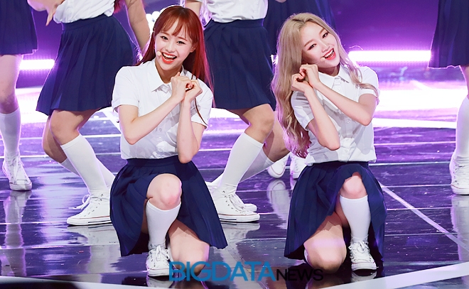 이달의 소녀 츄-진솔, MBC MUSIC '쇼 챔피언' 생방송 현장