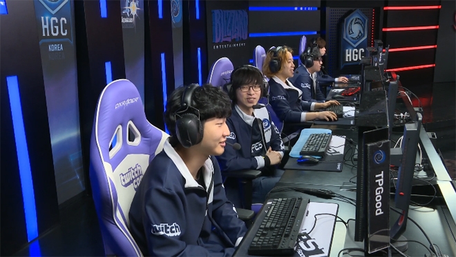 글럭을 잡고 2위로 올라선 템페스트.(사진=HGC 중계 캡처)