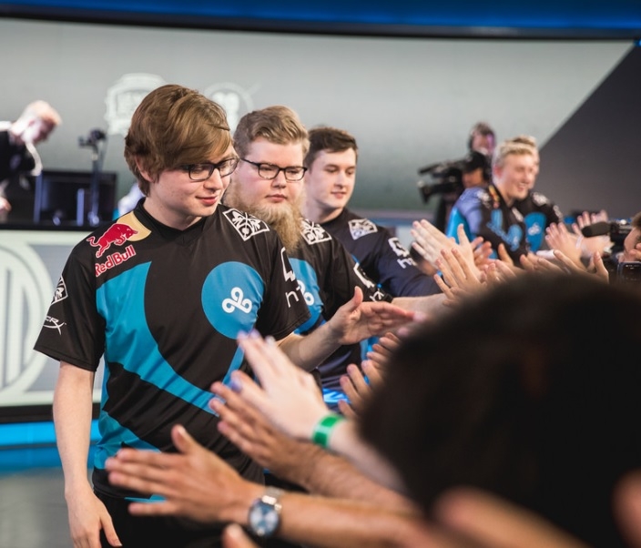 북미 LCS 결승에 진출한 C9(사진=라이엇 게임즈 제공).