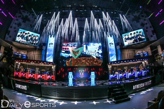 2017 리그 오브 레전드 월드 챔피언십 선발전 전경.