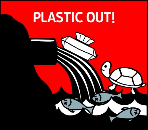 해양오염 주된 원인은 빨대보다 플라스틱 물티슈