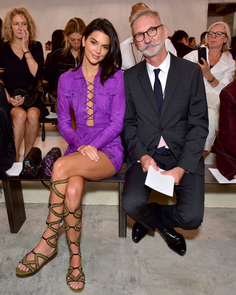 사진=롱샴 컬렉션에 참석한 켄달 제너의 모습