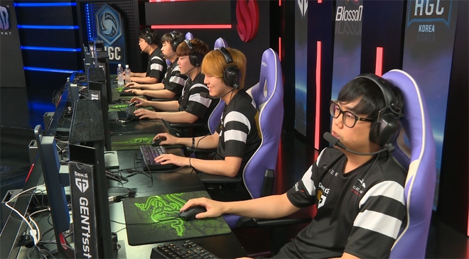 발리스틱스를 완파한 젠지.(사진=HGC 중계 캡처)