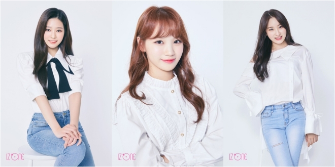 아이즈원의 김민주-김채원-이채연