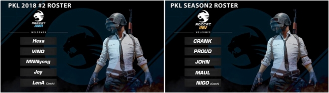 로캣 아머와 인브, PKL 시즌2 앞두고 리빌딩 완료