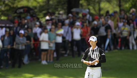 박성현을 보기 위해 몰려온 팬들