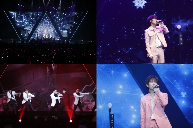 그룹 뉴이스트 W의 홍콩 단독 콘서트 현장 사진