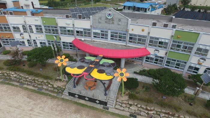 함양서상초, 재미와 행복이 가득한 어깨동무 쉼터 완공