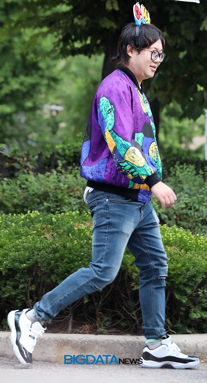 감스트, KBS 2TV 음악방송 '뮤직뱅크' 출근길 현장