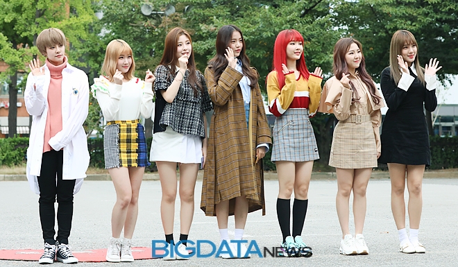 공원소녀, KBS 2TV 음악방송 '뮤직뱅크' 출근길 현장