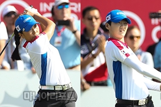 김인경과 박성현. 인천=김상민 기자.