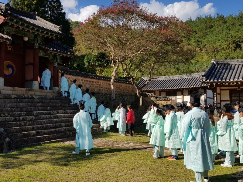 장흥교육지원청 향교 인성체험 실시