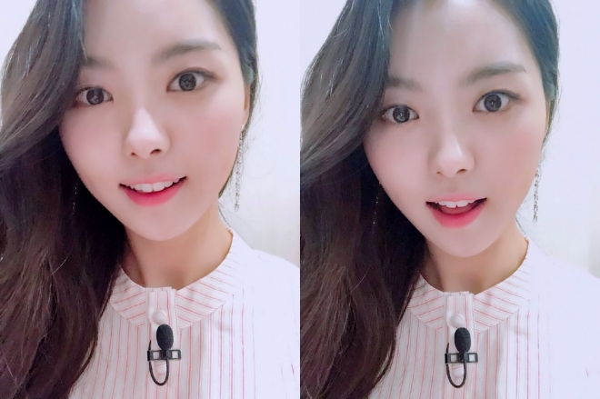 걸그룹 프리스틴 나영 SNS 사진
