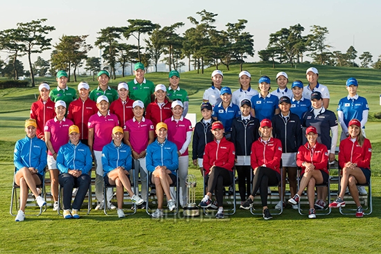 국가대항전에 참가한 8개국 나라의 선수들 사진제공 UL 인터내셔널 크라운 조직위원회