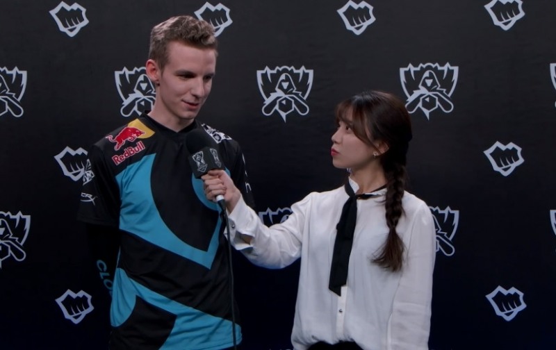 C9의 톱 라이너 'Licorice' 에릭 리치(사진=네이버 생중계 화면 캡처).