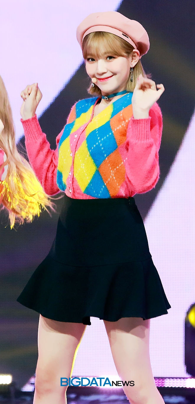 프로미스나인 백지헌, MBC MUSIC '쇼 챔피언' 생방송 현장