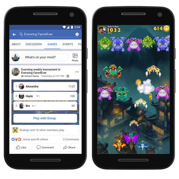 [이슈] 페이스북, 인스턴트게임 '라이트' 앱으로 확대