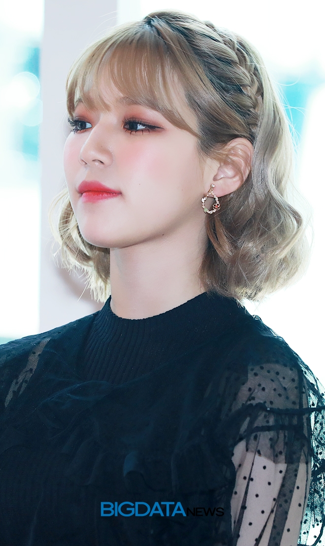 프로미스나인 백지헌, Mnet '엠카운트다운' 생방송 사전 리허설 현장