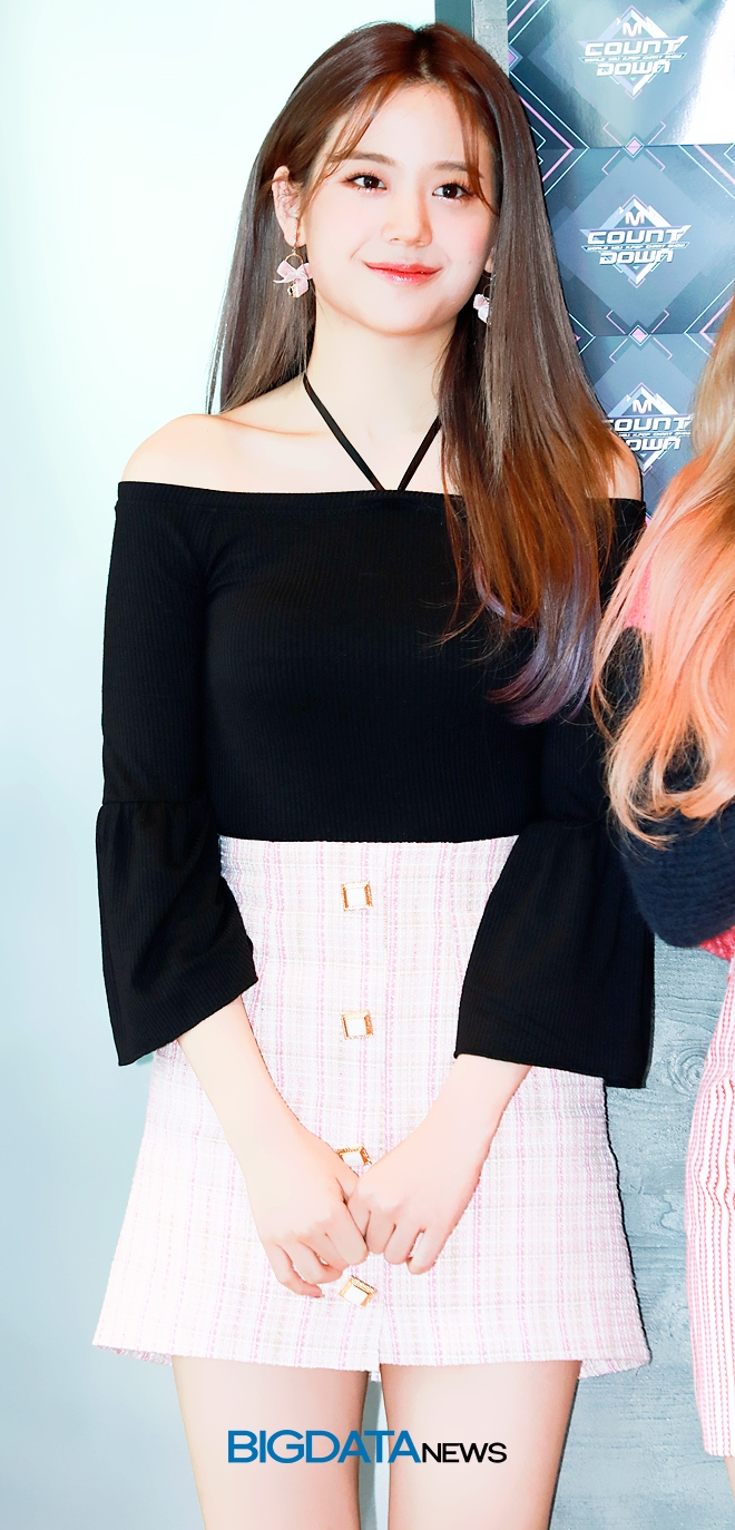 프로미스나인 장규리, Mnet '엠카운트다운' 생방송 사전 리허설 현장