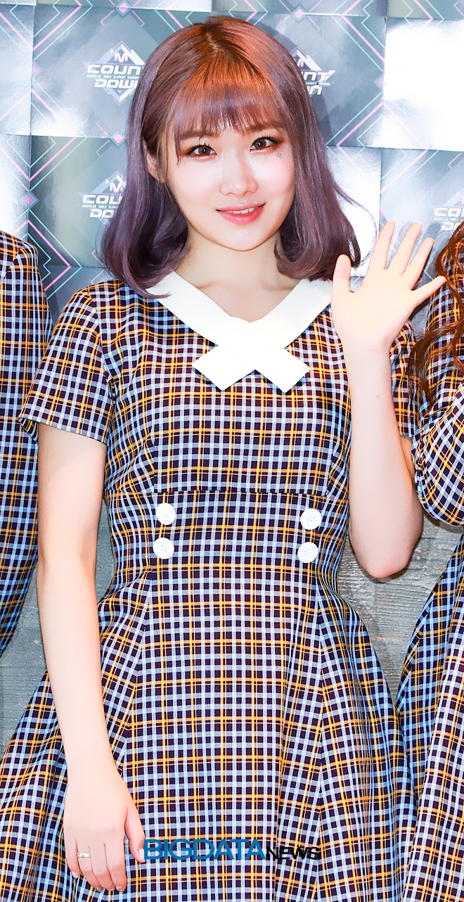 공원소녀 서령, Mnet '엠카운트다운' 생방송 사전 리허설 현장