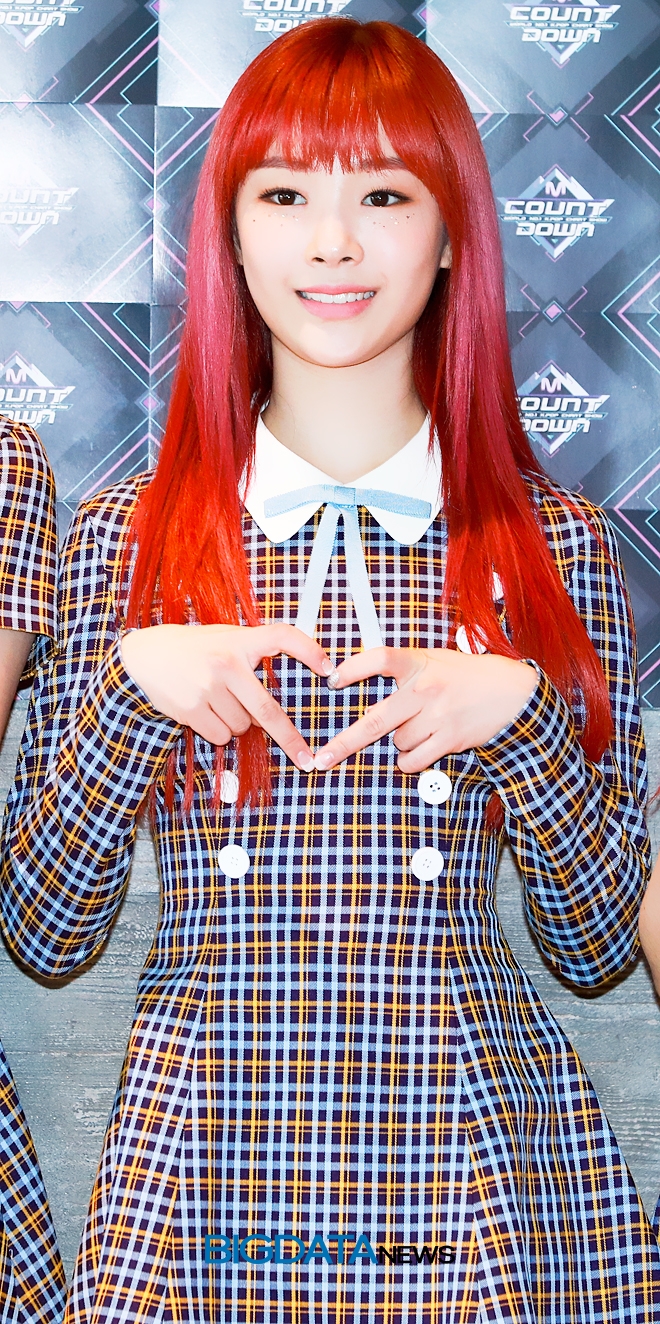 공원소녀 앤, Mnet '엠카운트다운' 생방송 사전 리허설 현장