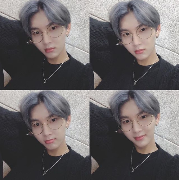 그룹 원포유의 고현이 SNS에 게재한 사진