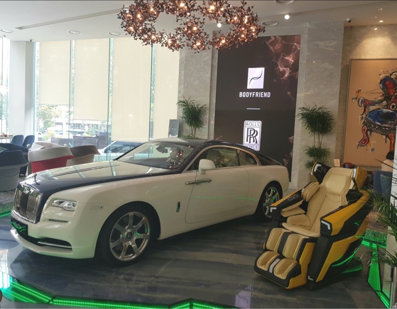 바디프랜드 안마의자, ‘롤스로이스’와 공동 마케팅 실시