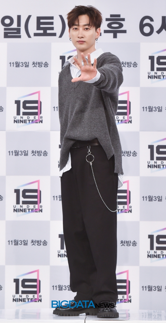 은혁, MBC 새 주말 예능프로그램 '언더나인틴' 제작발표회 현장