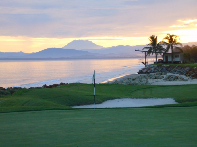'숏게임 레슨 달인' 이성주 프로 레슨투어가 진행되는 말레이시아 코타키나바루 보르네오CC 전경사진.