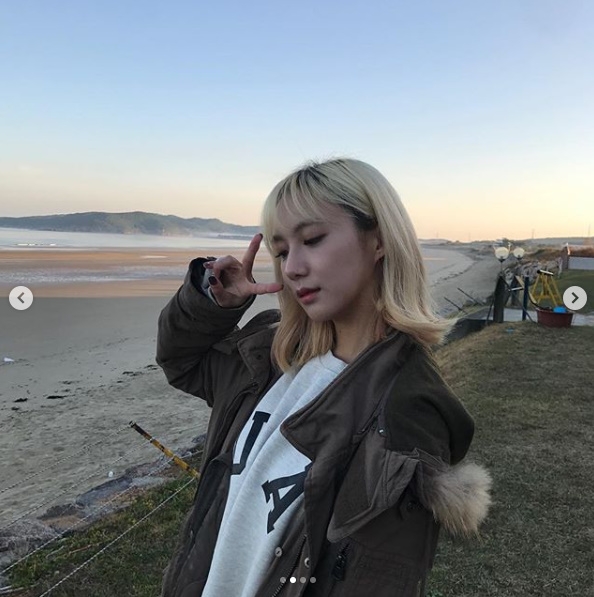 스텔라였던 소영의 sns 사진